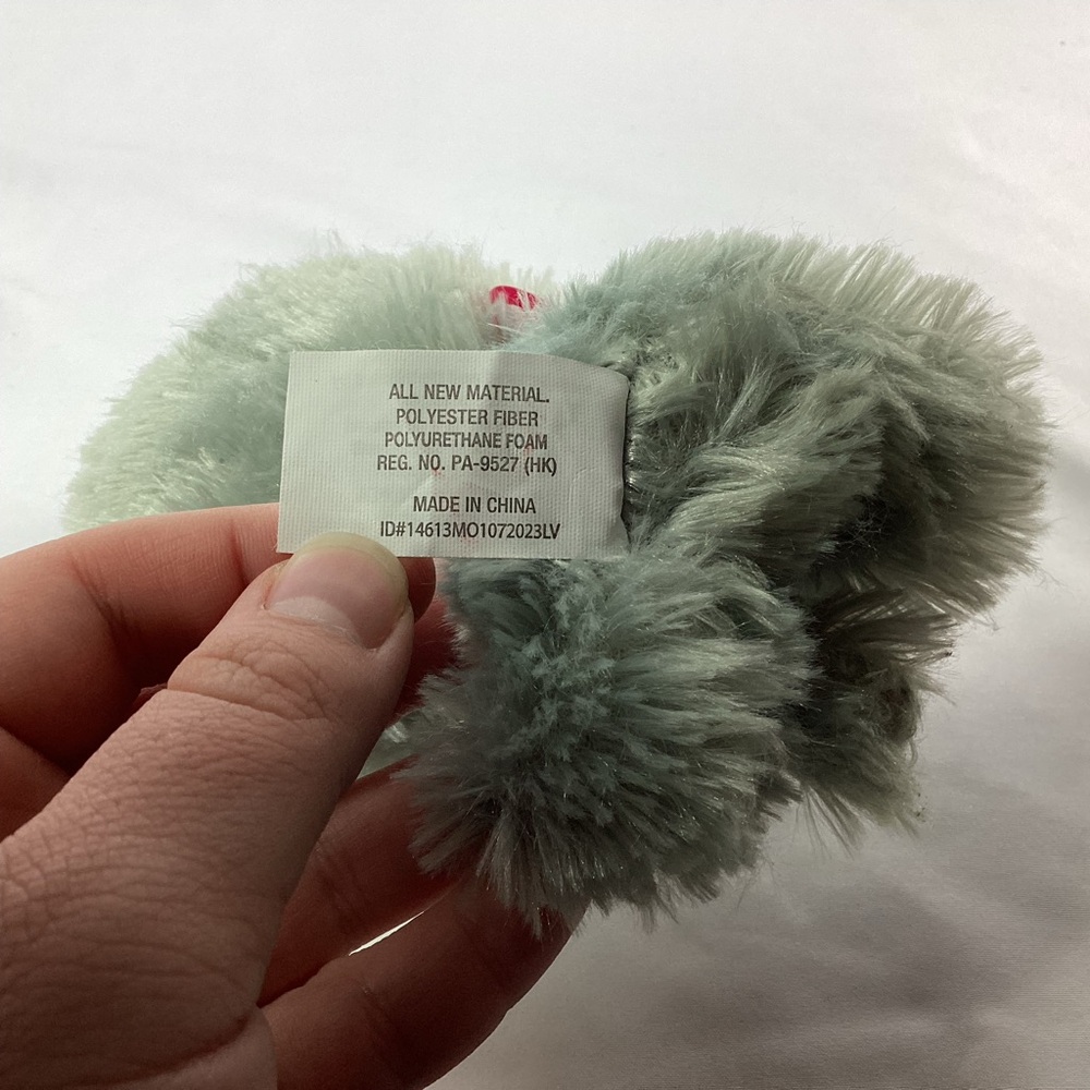 Mega Toys Sloth Gray w Pink Bow Just For You Plush 6" Stuffed Animal Toy Grey - Picture 7 of 9